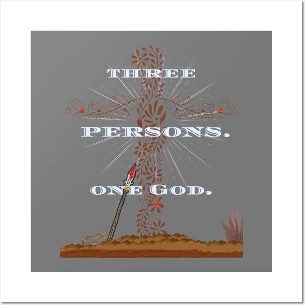 Three Persons - One God Wall Art by stadia-60-west